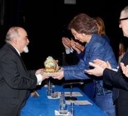 Su Majestad la Reina entrega el Premio Ciudad de Talavera 2014 a la Cultura a Ángel Ballesteros Gallardo